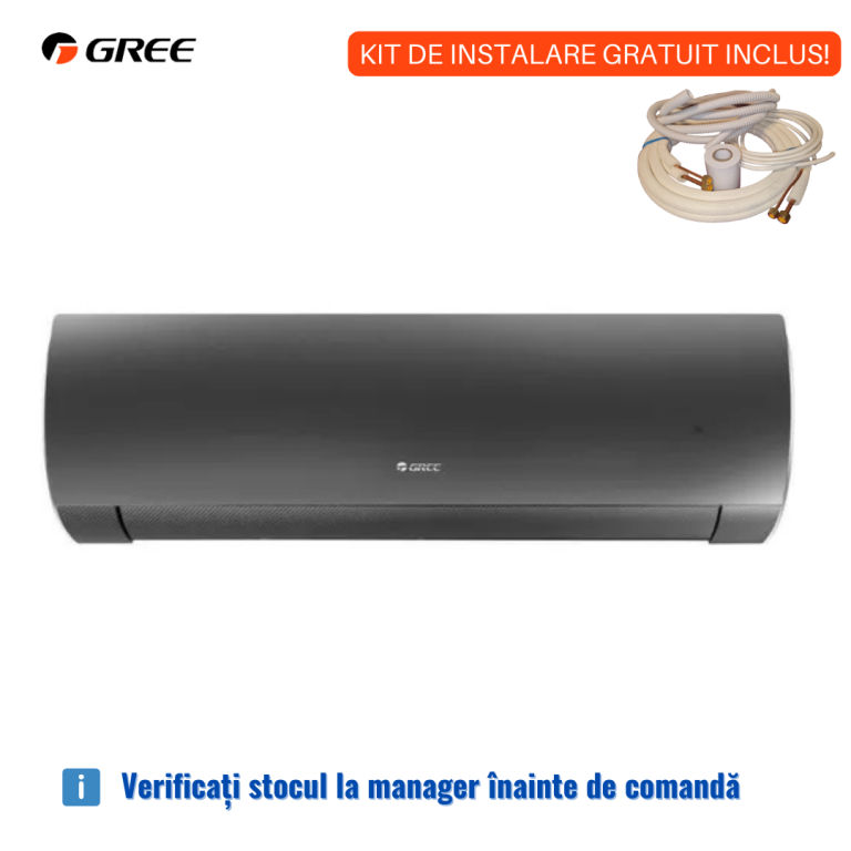 Aer condiționat Gree Fairy GWH12ACC-K6DNA1F black 12000 BTU Wi-Fi A++
