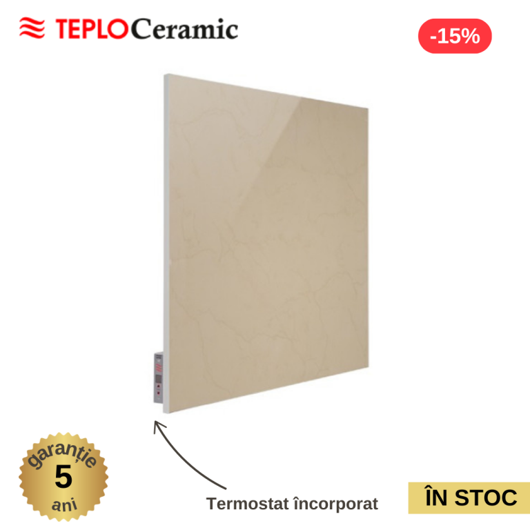 Panou radiant Teploceramic ТСM-RA 500, 500 W  ceramică Beige