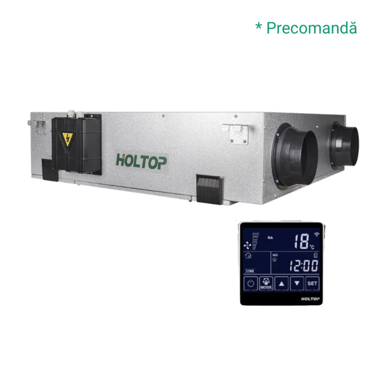 Sistem de ventilare cu recuperare și montaj sub tavan Holtop CFA 250C